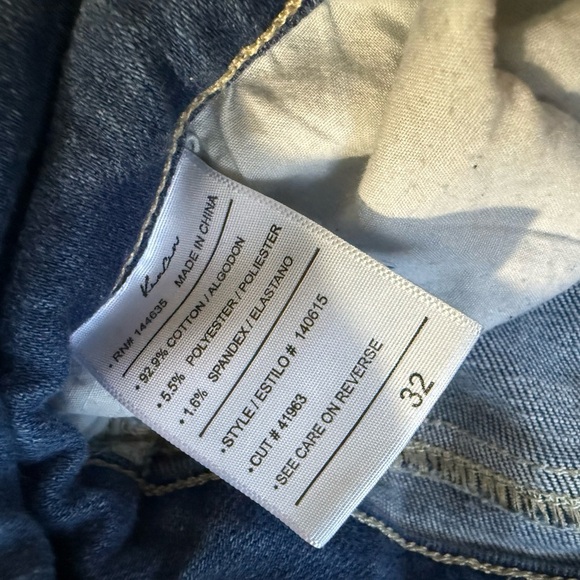 KanCan Skinny Cropped Ripped Jeans Size 32 - Picture 2 of 4